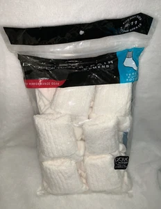 New 6 Pak VTG 1998 Women's Pro Spirit White Terry Cuff Socks Adult Socks 9-11 - Picture 1 of 17