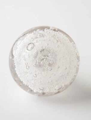 Perilla de puerta de burbuja de vidrio Anthropologie Home nueva en caja Foto 1 de 4