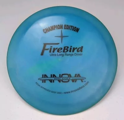 Innova CE Firebird Champion Edition New PFN 168g Blue Disc Golf Distance Driver - Image 1 of 4
