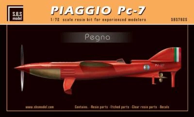 resina Piaggio PC.7 kit completo 1/72 SBS 7025 - Immagine 1 di 4