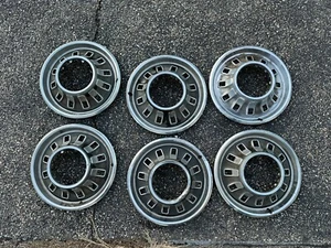 Lot Of 6 1967 Chevy Impala 14” Hubcaps Wheel Covers. No Emblems - Picture 1 of 8