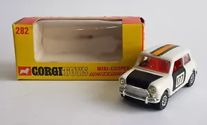 Rare Corgi Toys No. 282, Mini-Cooper Whizzwheels Superb V v N Mint Condition - Picture 1 of 15