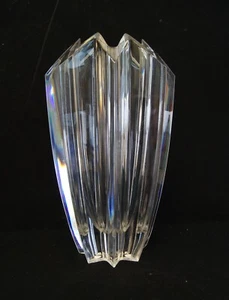 Cristal D'Argues/Miskasa "Gigogne" Crystal Vase 11" - Picture 1 of 11