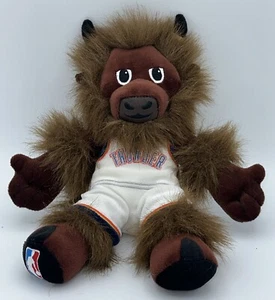 10 1/2" OKC Oklahoma City Thunder Rumble Bison Plush Stuffed Doll - Picture 1 of 3