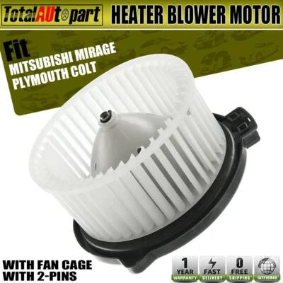 Motor soplador de CA con jaula de ventilador para Mitsubishi Mirage 1997-02 Plymouth Colt 1993-94 Foto 1 de 4