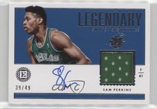 2017-18 Panini Encased Legendary Swatch Signatures /49 Sam Perkins #LS-SPK Auto