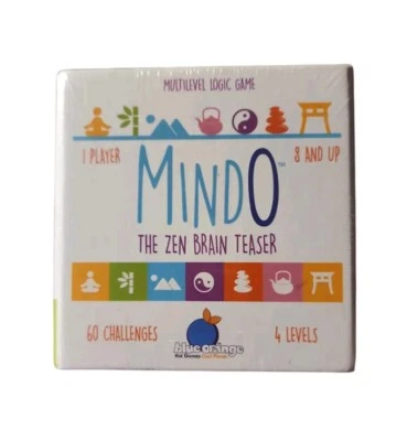 Mindo Zen 1 Player Brain Teaser Tile Game Blue Orange Games 06503 - Image 1 of 2