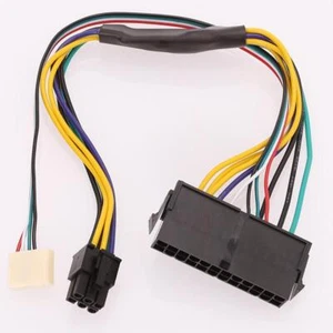 for HP Elite 8100 8200 8300 800G1 ATX 24-pin to 6P Sale cable P6E1 Lot U2 X6D4 - Afbeelding 1 van 12