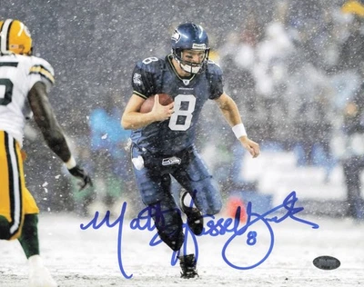 Foto firmada autografiada por Matt Hasselbeck 8x10 Seattle Seahawks MCS Holo #63022 Foto 1 de 2