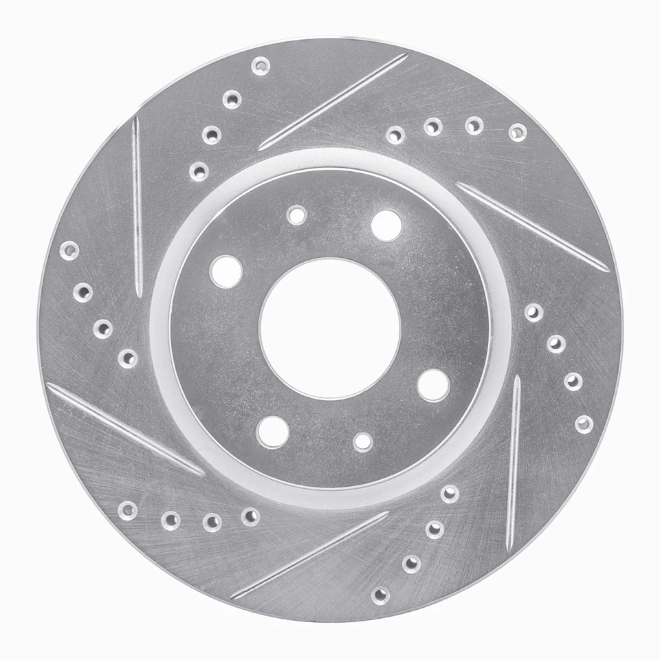 For Isuzu Impulse 90-92 Brake Rotor DFC Premium Drilled & Slotted Rear Driver - Imagem 1 de 4