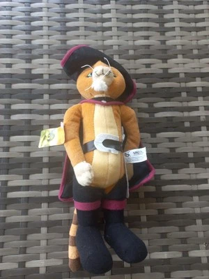 Shrek 2 Gato con Botas Peluche 10" Nanco Cat  Foto 1 de 4