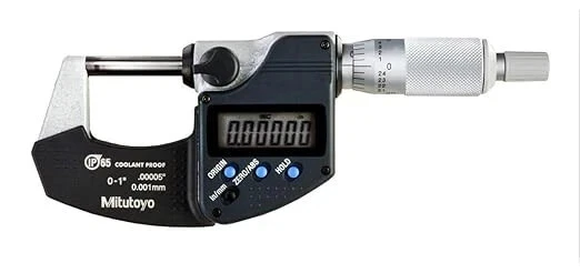 Mitutoyo 293-340-30 Digital Micrometer 0-1" Range, 0.00005" Resolution - Image 1 of 3