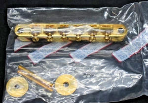 Gotoh - Nashville Style Tune-O-Matic TOM - SG Bridge F 8107 - GOLD - Picture 1 of 5