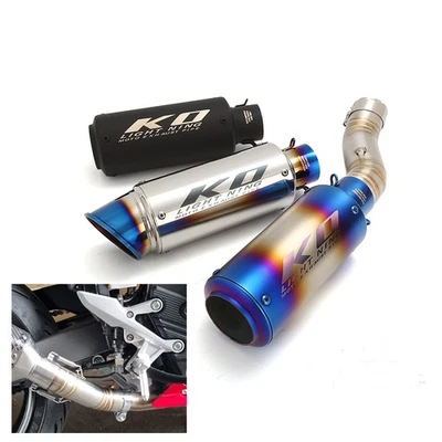 Escape for Honda CBR500R CB500F 2016-2025 Muffler Baffle Exhaust Mid Pipe System - Image 1 of 4