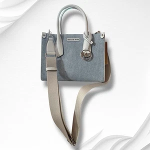 Neu mit Etikett Michael Kors Ahorn Ost/West Umhängetasche Denim $ 228 - Bild 1 von 14