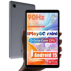 Android 15 Tablet, 8.7" iPlay 60 Mini Tab, 90Hz Reflex, 400Nits, Octa-Core CP... - Picture 1 of 9