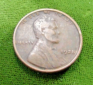 1928-----Lincoln Wheat Cent---Circulated Coin - Picture 1 of 2
