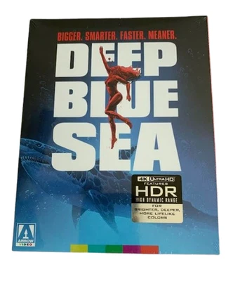 Deep Blue Sea 4K UHD ограниченный выпуск шафран коричневый Thomas Jane LL классный J Stellan - Изображение 1 из 2