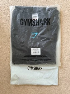 Gymshark Onyx 5.0 Seamless Long Sleeve T-Shirt Midnight Black - Medium - NEW - Picture 1 of 5