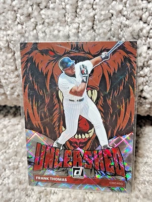 2022 Panini Donruss Unleashed Insert Vector Parallel #UL-19 - Frank Thomas - Image 1 of 4