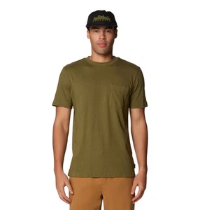 Mountain Hardwear On Edge Short Sleeve Men's Shirt, Combat Green, Large - Picture 1 of 4