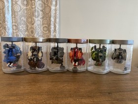 LEGO Bionicle Lot Original Bohrok All 6 W/ Canisters & Manuals (8560-8565) 2002