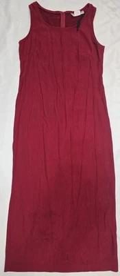 Vestido Jessica Howard rojo para mujer talla 12 sin mangas abertura en la espalda  Foto 1 de 4