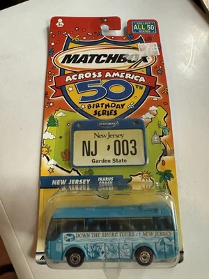Matchbox Across America 50th Birthday Series New Jersey Ikarus Coach - Image 1 of 4