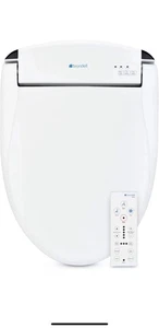 Brondell Swash SE600 Bidet Toilet Seat, Fits ROUND Toilets - White - Foto 1 di 7