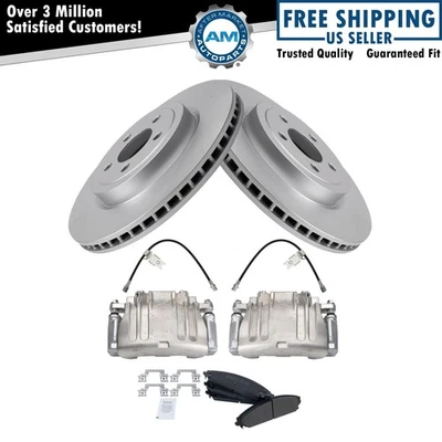 Brake Pad & Rotor Kit Semi-Metallic Fits 2011 Dodge Challenger - Image 1 of 4