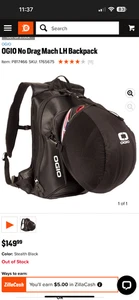 ogio no drag motorcylce bag - Picture 1 of 4