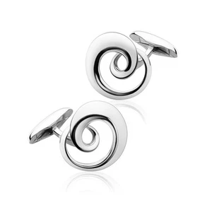 Georg Jensen Silver Cuff Links # 443 - CONTINUITY - Picture 1 of 1