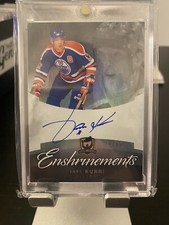2012-13 Upper Deck The Cup Enshrinements Auto Jarri Kurri #49/50
