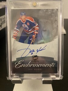 2012-13 Upper Deck The Cup Enshrinements Auto Jarri Kurri #49/50