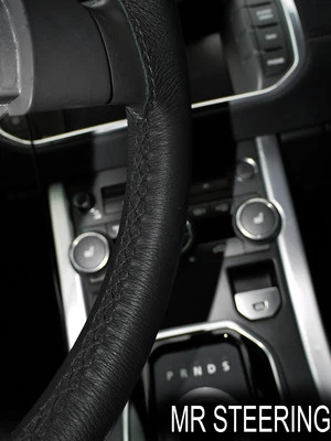 CUBIERTA DE VOLANTE DE CUERO VERDADERO PARA AUSTIN HEALEY 3000 1959-1964 DOBLE PUNTADA - Imagen 1 de 4