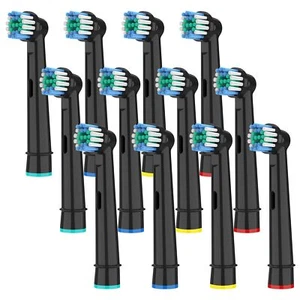 12x Aufsteckbürsten Oral-B Vitality, Genius, Pro Series 3, Braun kompatibel - Bild 1 von 7