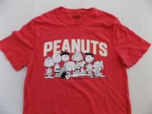 Peanuts T-Shirt Erwachsene Large 100 % Baumwolle Charlie Brown Snoopy Rarität NEU ohne Etikett - Bild 1 von 2