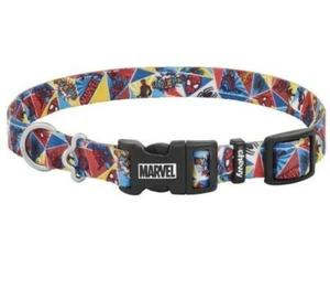 Marvel Spiderman Comics Dog Collar Size M 14" - 20"x 3/4” - Picture 1 of 6