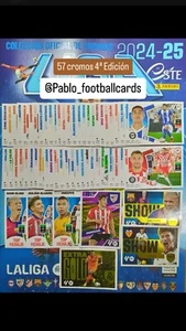 LOTE COMPLETO CUARTA EDICIÓN LIGA ESTE 2024-25 PANINI 57 NUEVOS CROMOS MBAPPÉ - Bild 1 von 1