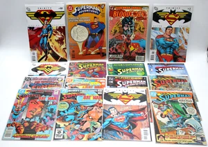 16pc Superman Comic Book DC Lot Worlds Finest Comics Batman Magazine Adventures+ - Picture 1 of 5