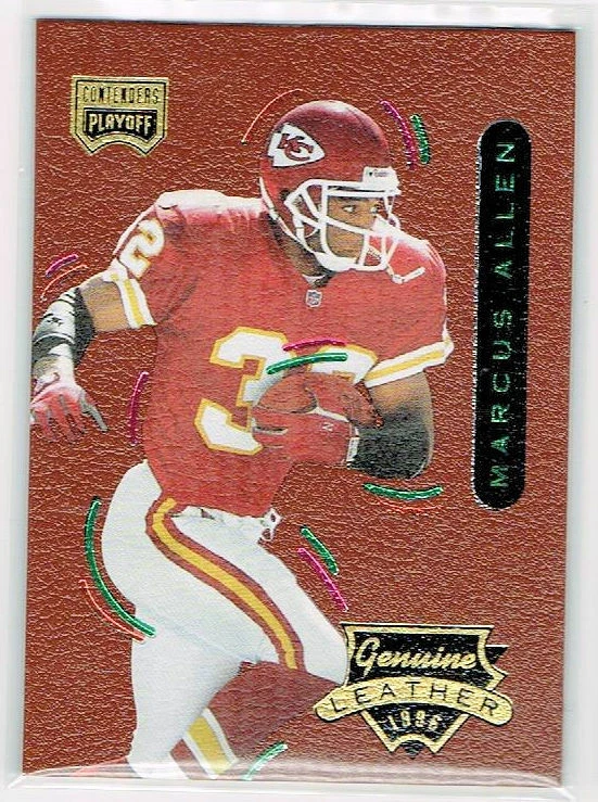 1996 Playoff Contenders Genuine Leather #31 Marcus Allen  NM/MT  1055* - Image 1 of 1