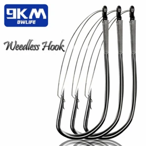 10~50Pcs Fishing Wacky Hooks Weedless Wacky Rig Hooks for Worm Bait Bass Hooks - Picture 1 of 14