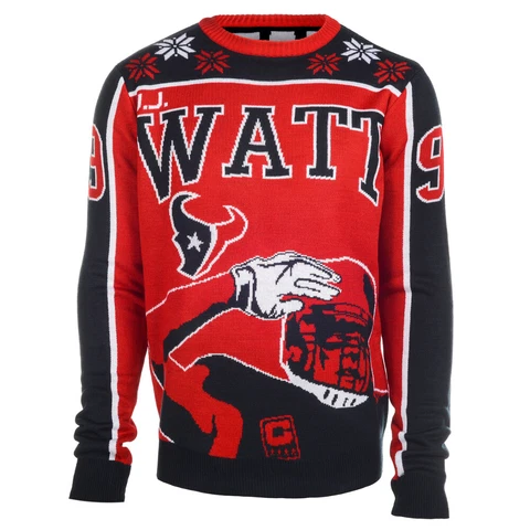 JJ Watt #99 (Houston Texans) NFL Player Ugly Sweater Cover