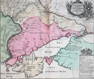 1736 Crimea Crimea Russia and Ukraine Russian-Austrian Turkish War - Picture 1 of 1