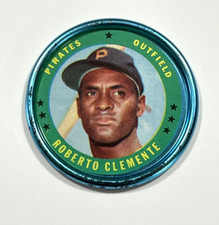 1971 TOPPS BASEBALL COIN ROBERTO CLEMENTE PITTSBURGH PIRATES - VINTAGE