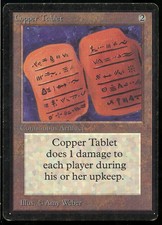 Copper Tablet BETA 1993 Magic the Gathering MTG