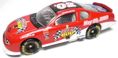 2000 TEAM CALIBER COCA-COLA 600 CHARLOTTE CHEVY MONTE CARLO RED 3 1/8" NASCAR - Image 1 of 4