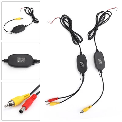 2.4G Wireless RCA Video Transmitter&Receiver for Car Rear View Backup Camera - Image 1 of 4