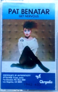 PAT BENATAR - Get Nervous - 1982 Chrysalis - Cassette Tape - Picture 1 of 4