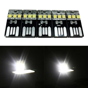 5PCS Night Lamp Mini Pocket Card USB Power LED 0.2W Light for Computer Laptop^Z0 - Photo 1/8